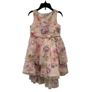 Rare edition girls taupe floral retail $84